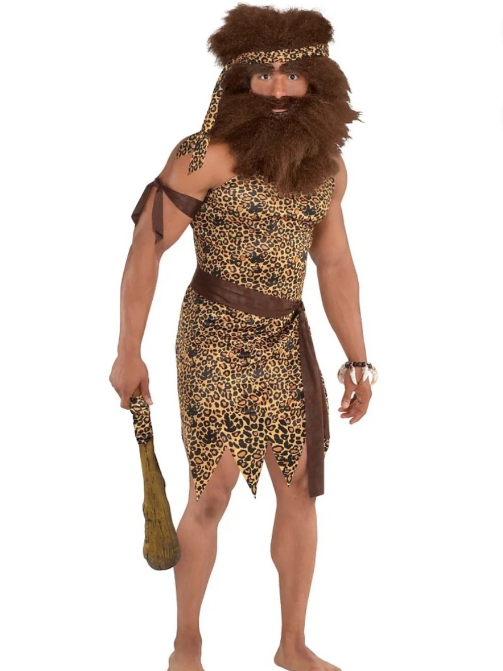 Caveman Halloween Costume by Amscan Adult Size Medium/Large